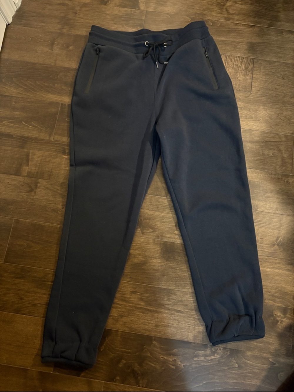 Men's Dark Navy Drawstring Jogger Sweatpants